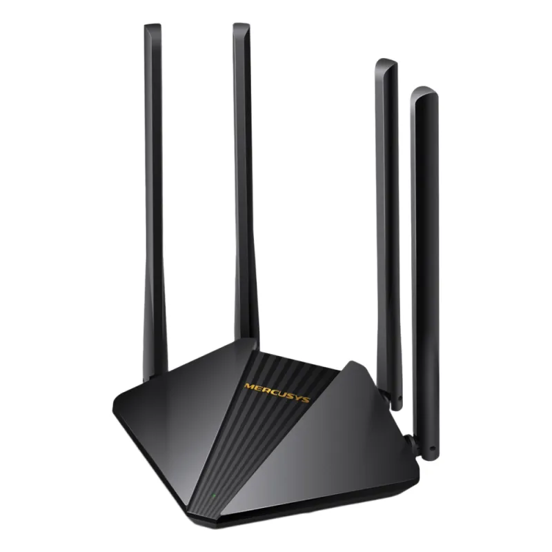 Router inalámbrico AC1200 / 2 Puertos LAN 10/100/1000 / 1 Puerto WAN 10/100/1000 / Tecnología MU-MIMO y Beamforming / 4 Antenas de 5 dBi