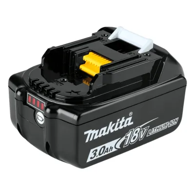 Batería LXT Litio-Ion de 18V 3 Ah, con led indicador de nivel de carga.