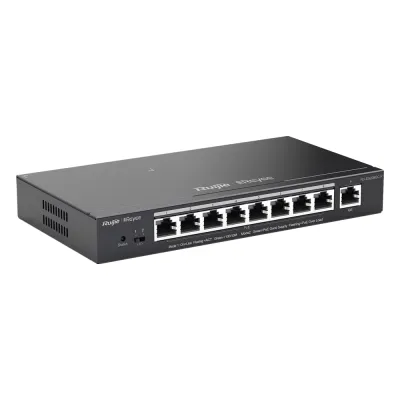 Switch Administrable 8 Puertos PoE+ 802.3af/at Gigabit, gestión gratuita desde la nube, 120w