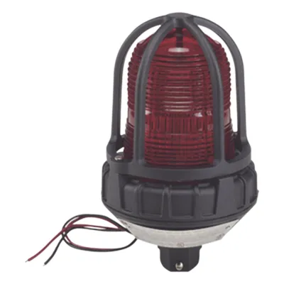 Luz estroboscópica para ubicaciónes peligrosas, montaje tipo tubo, 240 VCA, color Rojo
