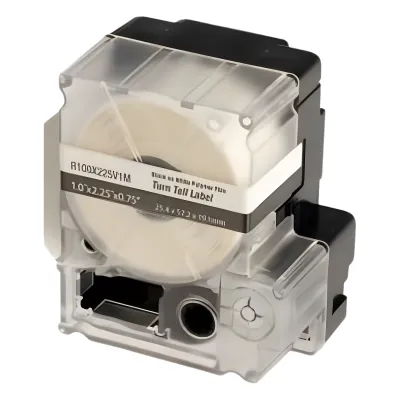 Casete de 75 Etiquetas Autolaminadas Turn-Tell, Con Rotación para Mejor Visibilidad, para Cables Categoría 6 FTP y Categoría 6a/10Gig, Calibre AWG 8 - 4