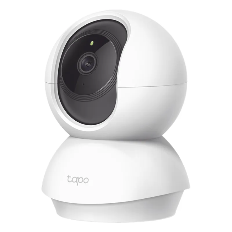 Cámara de Seguridad Doméstica Tapo C210 / 2K (2304 × 1296) / Seguimiento Automático 360° / Detección de Personas y Llanto de Bebé / Visión Nocturna 12 m (40 ft) / Audio Bidireccional / Almacenamiento mic