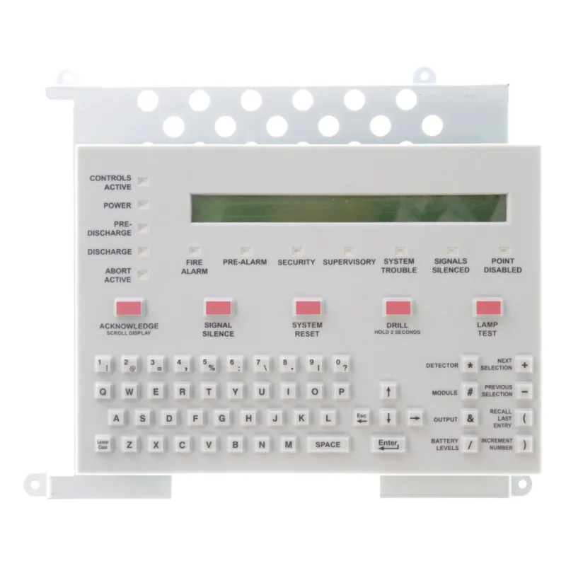 Teclado con pantalla LCD retroiluminada de 80 caracteres, en español, para paneles NOTIFIER serie ONYX