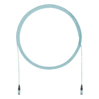 Cable de Interconexión de 12 Fibras Ópticas Multimodo OM4, Con Conector Pan-MPO Hembra - Hembra, Polaridad A, LSZH, de 17 Metros (55.77 Pies)