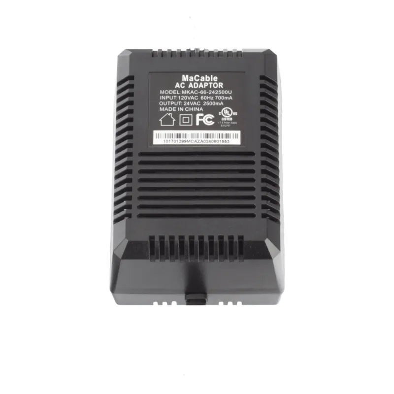 Transformador de 24 VCA / 2.5 Amp (60 VA) / Multiples Usos / Recomendado para PTZ TURBOHD e IP / Interior
