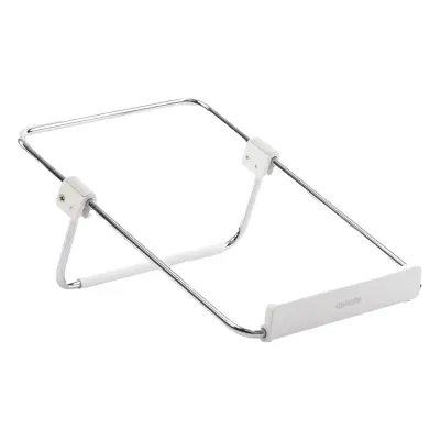 Soporte para Laptop / Plegable / Ajustable de 87 a 131 mm / Amplia compatibilidad 11''-16'' / Capacidad de carga 20 KG / Antideslizante / Ultra Ligero / Metal / ABS / Silicona / Color Plata