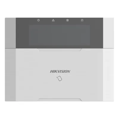 (AX HYBRID PRO) Teclado Compatible con el Panel Hybrid Pro Hikvision DS-PHA64-LP y DS-PHA64-LP(B) / Pantalla LCD / 2 zonas cableadas / 1 salida de alarma / 64 Llaveros