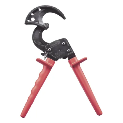 Cortacables con Matraca Para Cable de Cobre (600 MCM) y Aluminio (750 MCM).