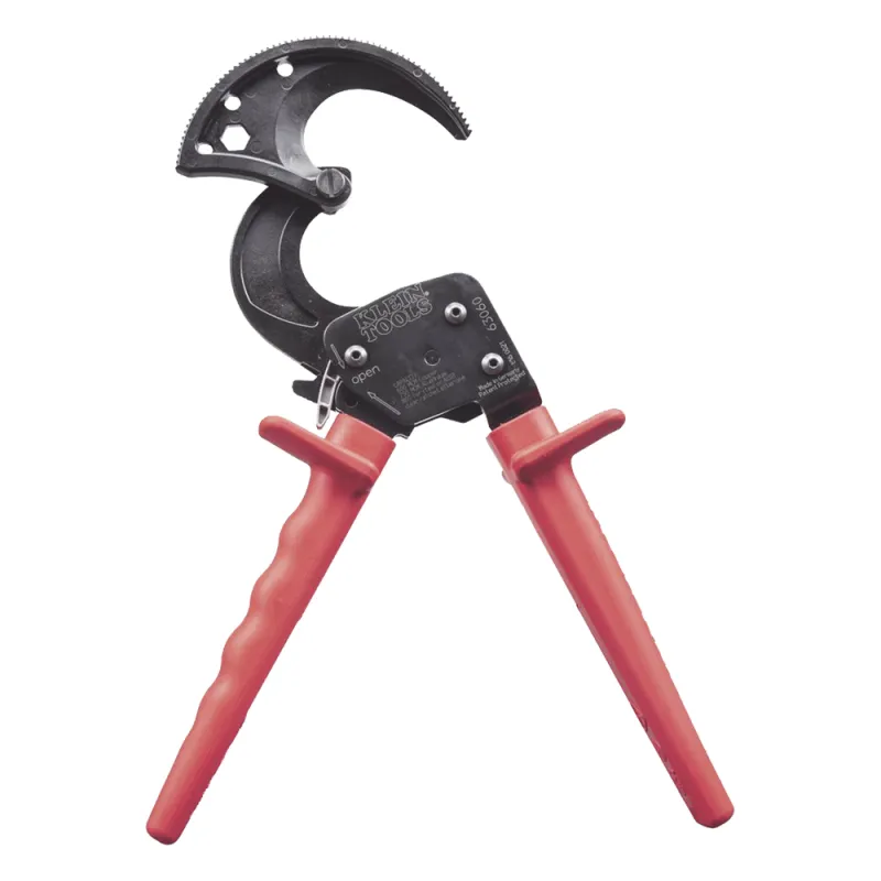 Cortacables con Matraca Para Cable de Cobre (600 MCM) y Aluminio (750 MCM).