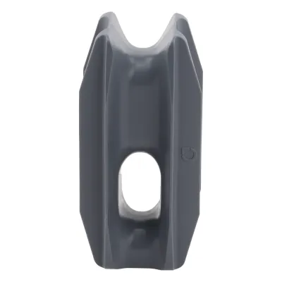 Aislador de Esquina Gris para Cercas Eléctricas / 18 kV / Anti UV / Resinas Vírgenes / Resistencia 7.5-10.2 kg / 66 mm x 31.6 mm