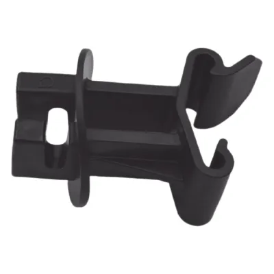 Aislador CLIP para Cerca Electrificada / Poste Tipo T / Resinas Virgenes de Alta Calidad / Proteccion UV e Intemperismo