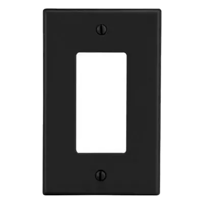 Tapa para Contacto Dúplex Color Negro.