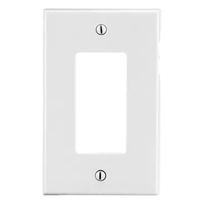 Tapa para Contacto Rectangular Color Blanco.