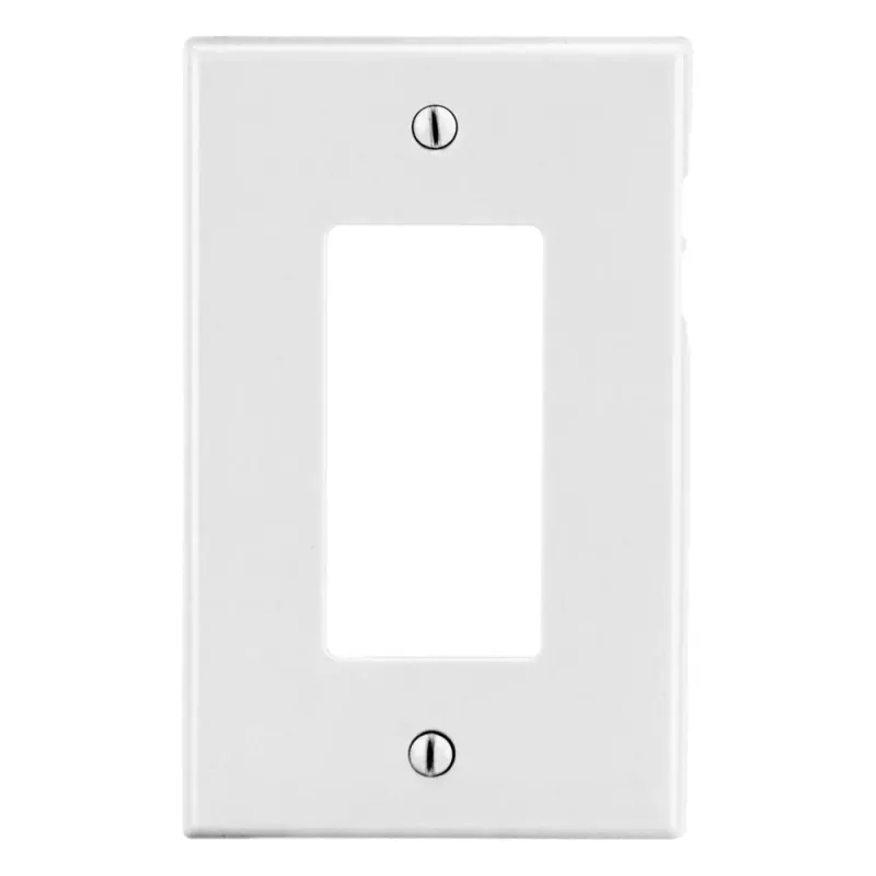 Tapa para Contacto Rectangular Color Blanco.