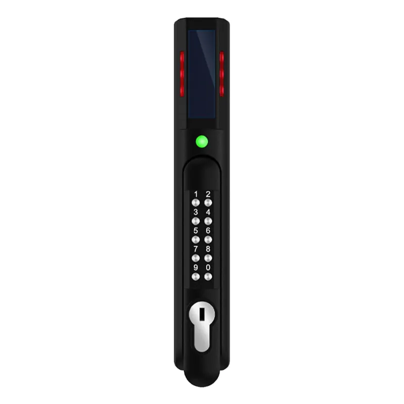 Chapa de Seguridad, Con Lector de Tarjetas de Frecuencia Dual (125 kHz y 13.56 MHz), Teclado de Autenticación y Sensor de Humedad Integrado
