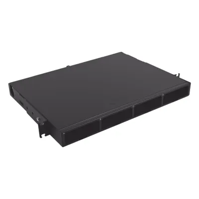 Distribuidor de Fibra Óptica de Alta Densidad LigthVerse *Core* Para Rack de 19 Pulgadas, Acepta 4 Placas Plug and Play, Hasta 96 Fibras, 1 UR