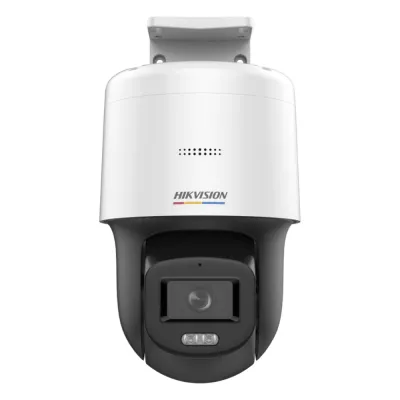 Domo PT IP 4 Megapixel / Lente 4 mm / Luz Blanca 30 mts / dWDR / PoE / IP66 / Micrófono y Bocina Interconstruido / Micro SD / Incluye Montaje de Pared y Techo
