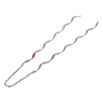 Remate Preformado de Acero Galvanizado para Fibra Mini-ADSS de 24 hilos SPAN 120 metros, diámetros 7.5 - 8 mm
