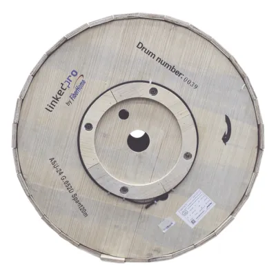 Carrete de 4 Kilómetros de Fibra Óptica Aérea Mini ADSS (ASU) G.652D, Monomodo de 24 Hilos, Exterior, Span 120, Loose Tube