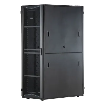 Gabinete FlexFusion para Centros de Datos, 45 UR, 600 mm de Ancho, 1070 mm de Profundidad, Fabricado en Acero, Color Negro