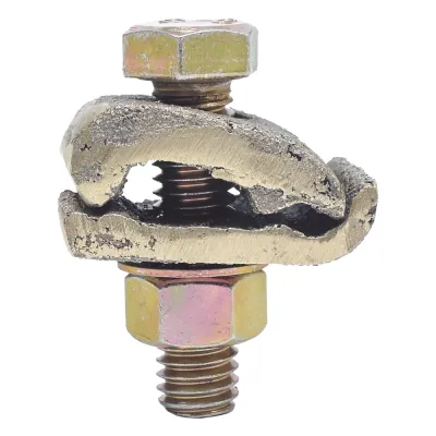 Conector Cable a Superficie Plana / Bronce 100% / Cable 4-2/0 AWG / Sin Soldadura Exotérmica / 2.5x3.5 cm (1x1.4 in)