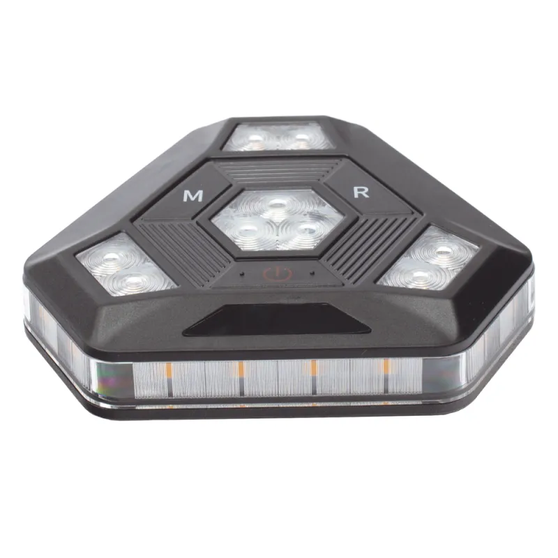 Luz Auxiliar Ámbar Ultra Brillante Para Automóviles, Motocicletas y Bicicletas Con Montaje Magnético