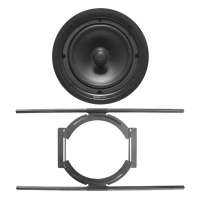 KIT de Bocina de Techo TruAudio de 8in PP8 con Soporte de Acero Rígido para Techos Suspendidos