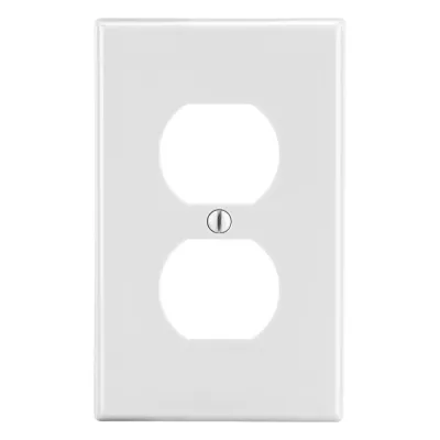 Tapa para Contacto Dúplex Color Blanco.
