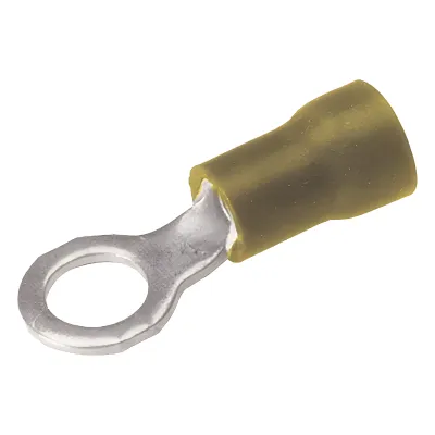 Zapata Terminal de Ojillo para Tornillo 5/16 in (8 mm)/ Calibre 12-10 AWG / Con Aislamiento de Vinilo.