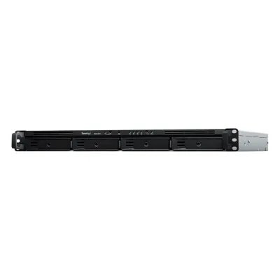 NAS RackStation RS822RP+ | 4 Bahías | 1U | AMD Ryzen V1500B | 32 GB DDR4 ECC | 4 Puertos 1GbE | Expansión PCIe | Compatibilidad con RAID | Caché SSD | Unidades de Energía Redundantes.