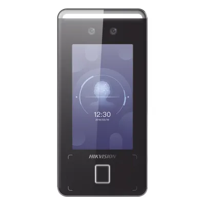 Terminal Min Moe WiFi de Reconocimiento Facial ULTRA RÁPIDO (Exterior IP65) / Hasta 1.5 mts en lectura / Soporta P2P Hik-Connect / 3,000 Usuarios /QR y Videoportero (ambientes de bajo ruido) / HIK-IA