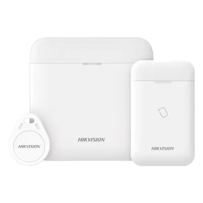 (AX PRO) KIT de Alarma AX PRO para RONDINES / Incluye: 1 Hub con bateria de respaldo / 1 Lector Tag / 1 Tag / Compatible con Hik-Connect P2P