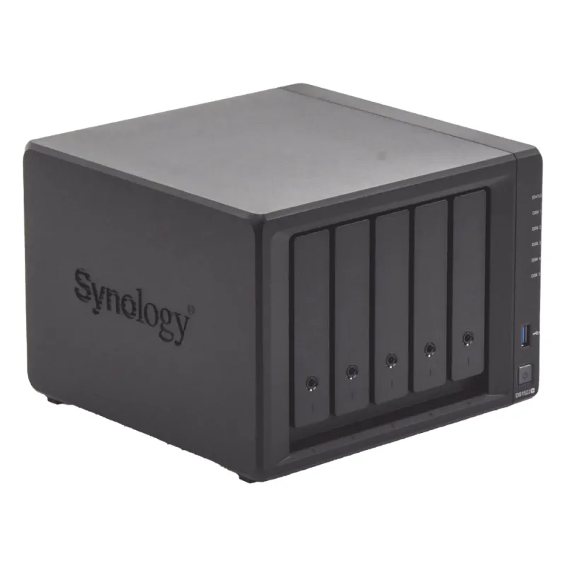 Servidor NAS de 5 Bahías (Expandible a 15 Bahías) / Hasta 270 TB / 8 GB RAM / Servicio Nube Gratis (P2P) / Administración Remota y Respaldo Programado