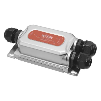 Extensor PoE para exterior / Entrada PoE de 90W y 2 salidas PoE de 60W y 30W / Protección IP68 / Ideal para Aplicaciones de CCTV