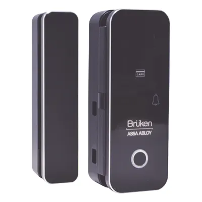Cerrojo Electrónico con Lector de Huella / Tarjeta para Puerta de Vidrio