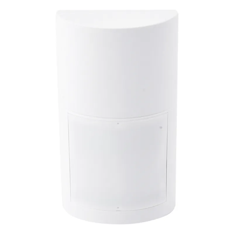 Detector de Movimiento Exterior / Doble Tecnología PIR + Microondas / 12 m (39.4 ft) de Alcance / 120° de Cobertura / Anti-Blocking / Altura Ajustable 0.8-2.7 m / 100% Exterior / Compatible con Cualquier Panel de Alarma