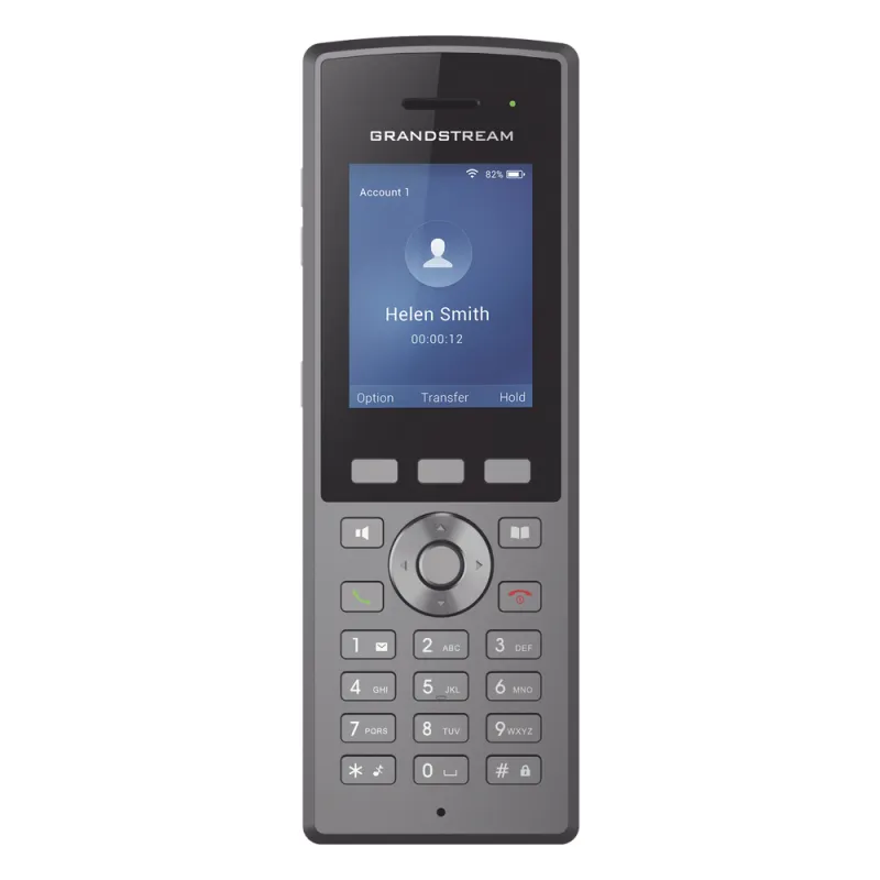 Teléfono WiFi portátil empresarial con diseño resistente IP67, conectividad a la red VoIP vía WiFi