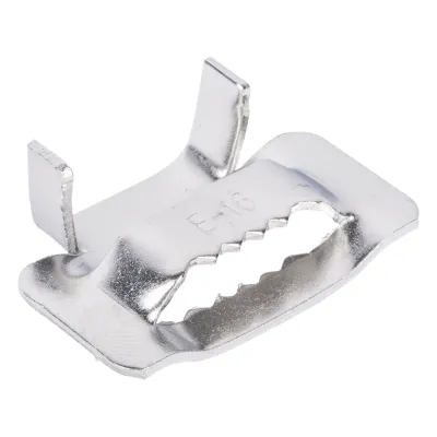 Hebillas PanSteel™ de Acero Inoxidable 201, Para Uso con Fleje ESW16T76-CR2 de 5/8, Paquete de 100pz