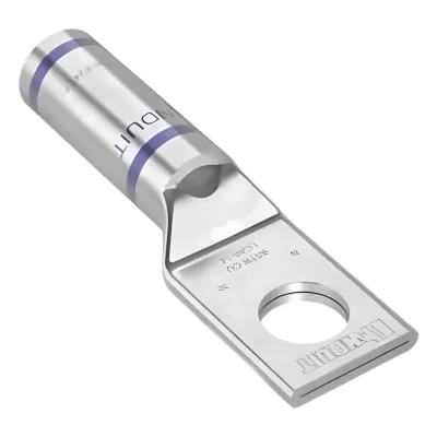Zapata de compresión LCA6-14-L, para cal. 6 Awg, Barreno para tornillo prisionero de 1/4, 1 Pz