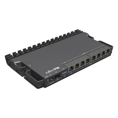 RB5009UPr+S+IN 8 puertos PoE in/out, 1 SFP+, Solo RouterOS v7