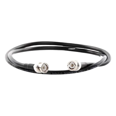Jumper con Cable LMR-240 de 85 cm, con Conectores BNC Macho a BNC Macho.