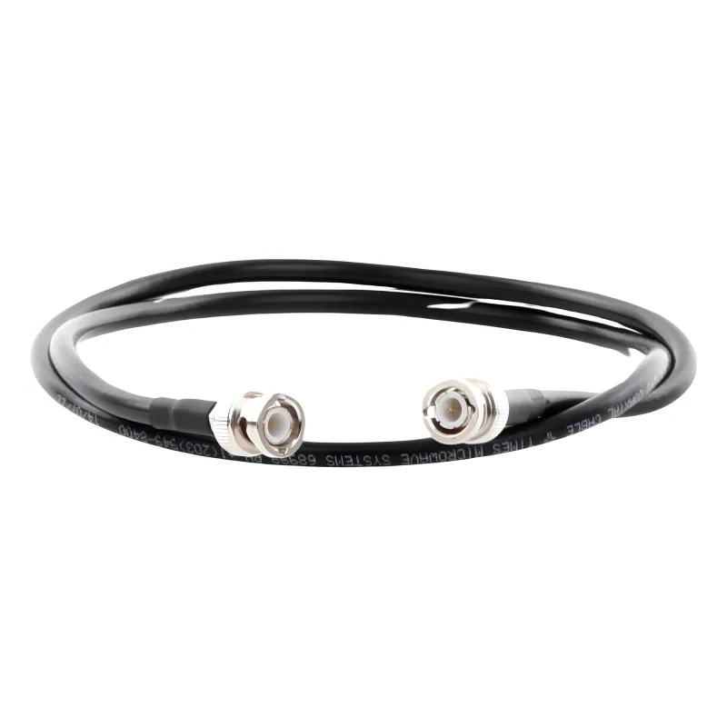 Jumper con Cable LMR-240 de 85 cm, con Conectores BNC Macho a BNC Macho.
