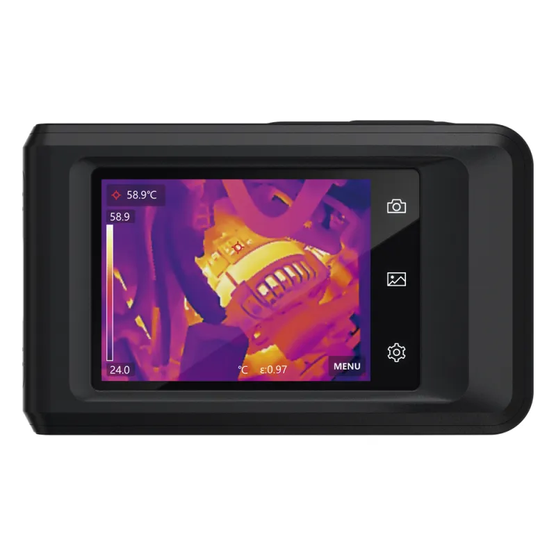 Pocket2 - Cámara Termográfica de Bolsillo / Pantalla Táctil 3.5" / Resolución IR 256 x 192 y Visual 8MP / Rango de -20°C a 400°C / SuperIR / Wi-Fi y Bluetooth / Memoria 16GB