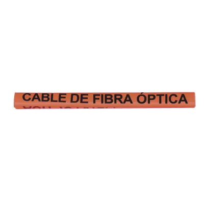 Marcador de Fibra Óptica Color Naranja, Diámetro de Aplicación: 6.4 a 12.5 mm (0.25 a 0.49 Pulgadas)