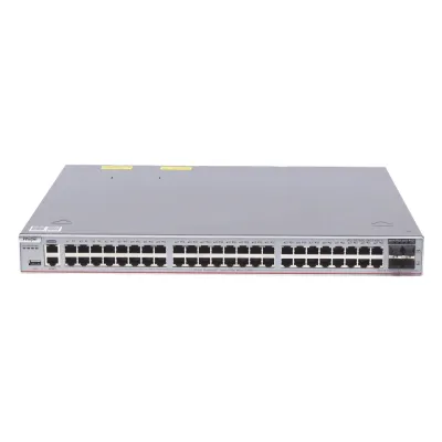 Switch Core Administrable Capa 3 con 48 puertos Gigabit + 4 SFP+ para fibra 10Gb, gestión gratuita desde la nube.
