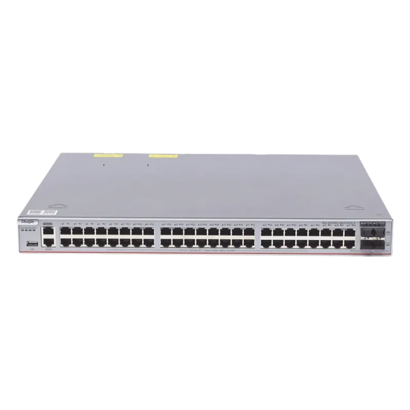 Switch Core Administrable Capa 3 con 48 puertos Gigabit + 4 SFP+ para fibra 10Gb, gestión gratuita desde la nube.