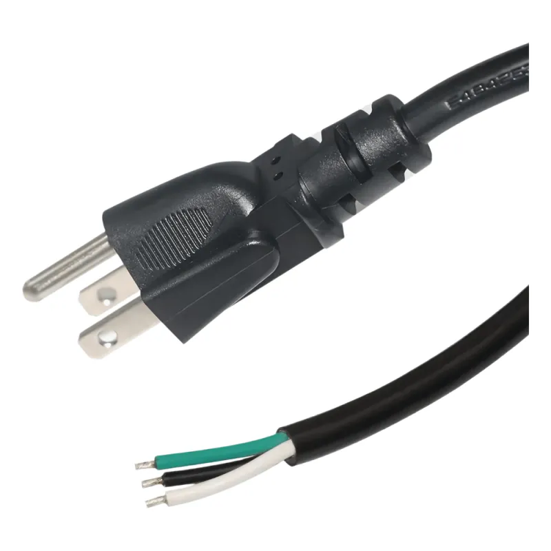 Cable de Alimentación Eléctrica para 120-240 Vca | 1.8 Metros (5.91 Pies) | 3 Fases | Cables Libres