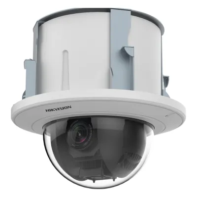 PTZ IP 2 Megapixel / 25X Zoom / Uso en Plafon / ACUSENSE / DARKFIGHTER / IK10 / Entrada y Salida de Audio y Alarmas / WDR 120 dB / HLC / EIS / PoE+ / Metal / microSD