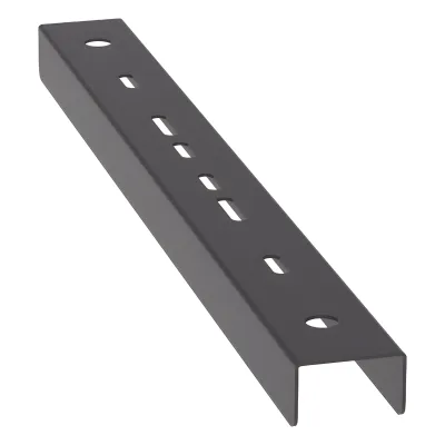 Soporte Tipo Trapecio Para Charola Wire Basket, Hasta 12 in (300 mm) de Ancho, Uso con Varillas Roscadas de 1/2 in, Color Negro