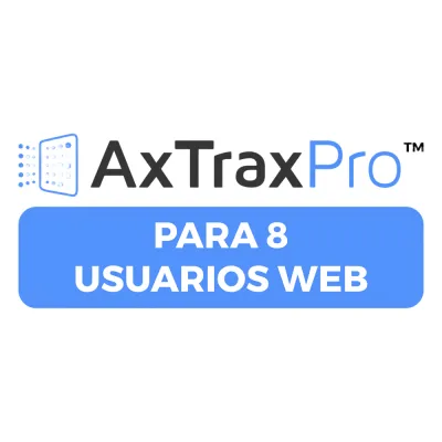 Licencia De 8 Usuarios Clientes Web para AxtraxPro